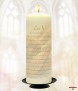 Engagement Glasses and Ring Candle - Click to Zoom