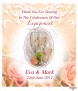 Engagement Glasses and Roses Favour Candle - Click to Zoom