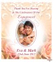 Engagement Photo and Roses Favour Candle - Click to Zoom