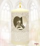 Engagement Love Heart Favour Candle (Ivory) - Click to Zoom