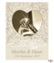 Engagement Love Heart Favour Candle (Ivory) - Click to Zoom