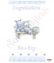 Blue Teddy and Toys Candle (White) - Click to Zoom