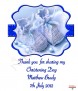 Feather Baby Pink Christening Favour (White) - Click to Zoom
