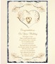 Wedding- Flower Heart & Rings Slate - Click to Zoom
