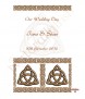 Trinity Knot Gold Wedding Candles (White) - Click to Zoom