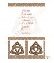 Trinity Knot Gold Wedding Candles (White) - Click to Zoom