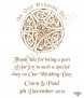 Claddagh Gold Wedding Favour (Ivory) - Click to Zoom