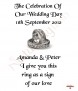 Wedding Silver Rings Wedding Candles (White) - Click to Zoom