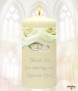 Rose & Silver Rings Wedding Favour (Ivory) - Click to Zoom