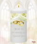 Rose & Silver Gold Wedding Favour (White) - Click to Zoom