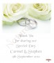 Rose & Silver Gold Wedding Favour (White) - Click to Zoom