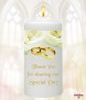 Rose & Silver Gold Wedding Favour (White) - Click to Zoom