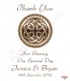 Celtic Sheild Gold Wedding Favour (White) - Click to Zoom