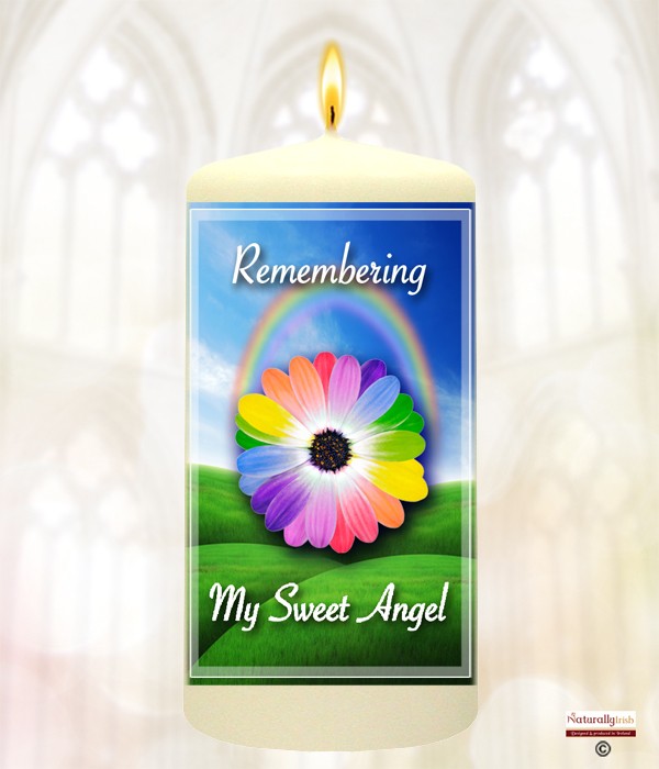 Rainbow Daisy Remembrance Favour