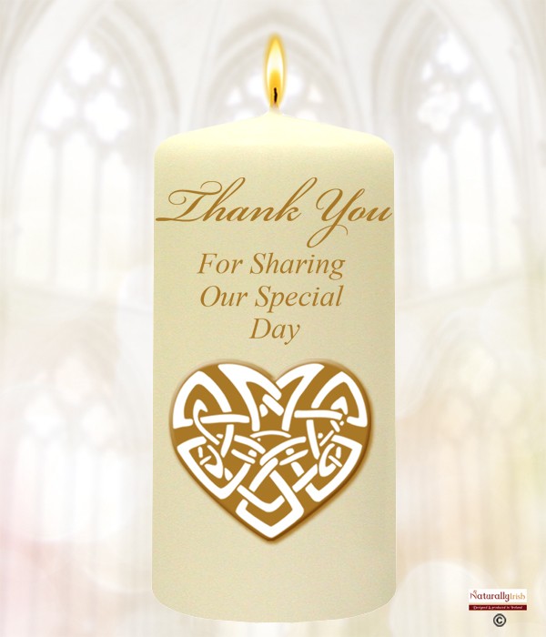Infinity Heart Gold Favour