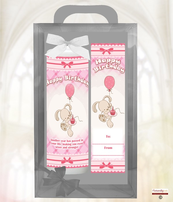 Balloon & Cupcake Birthday Candle
