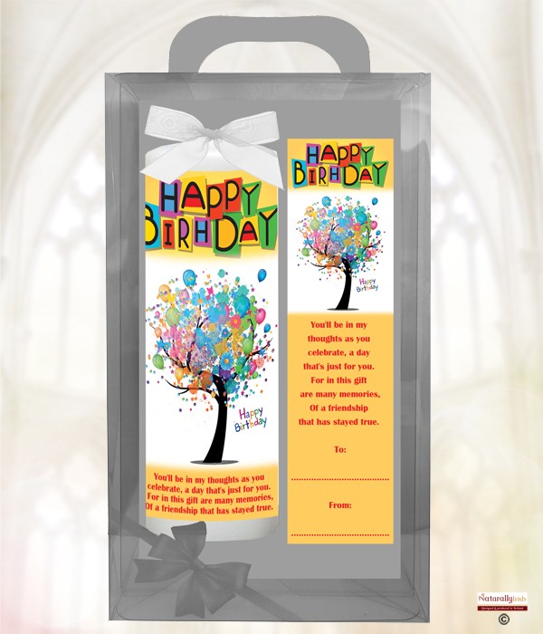 Balloon Tree Birthday Candle
