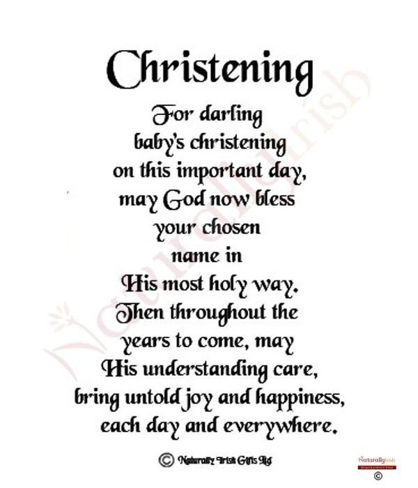 Pics Photos Christening Verses