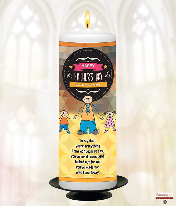 Awesome Dad Candle