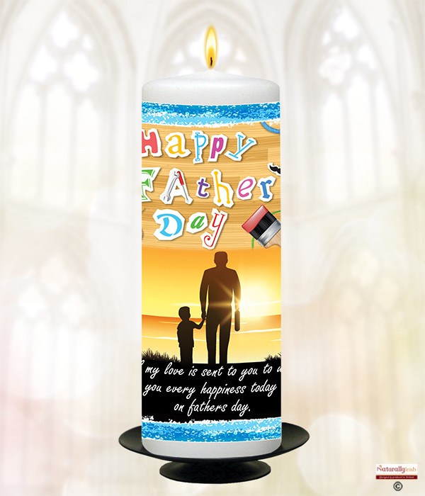 Painting Dad Candle