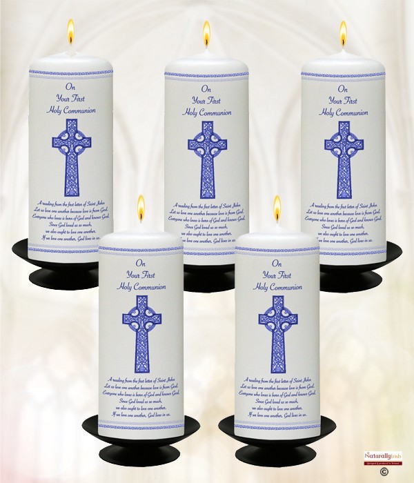 Communion - Celtic Blue Cross Mixed Box of 20