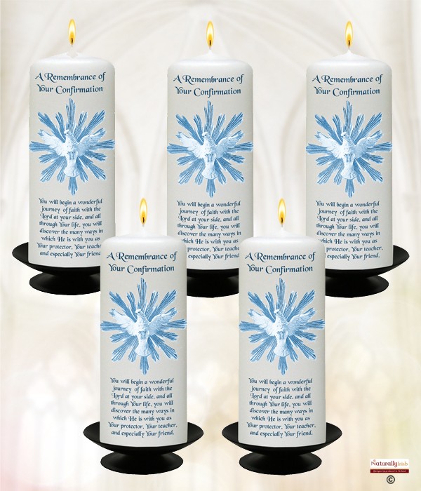 Confirmation Open Dove Blue Mixed Box of 20