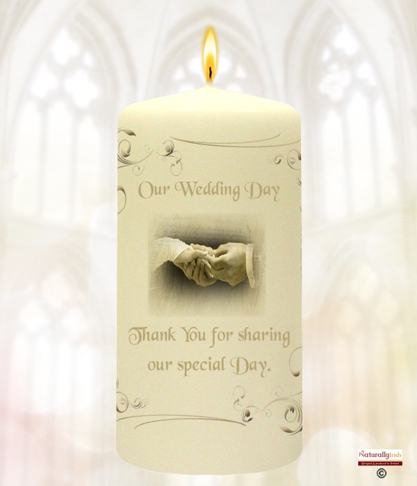 With These Rings Gold Wedding Favour