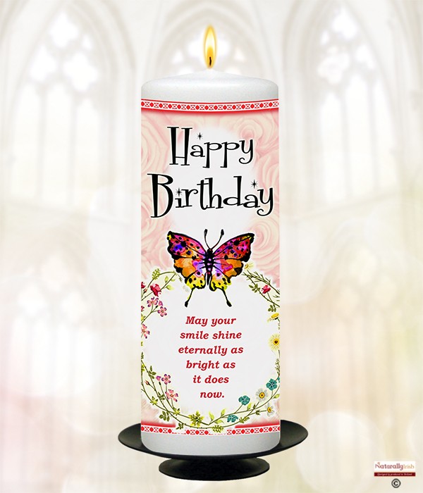 Birthday Butterfly Red Auntie