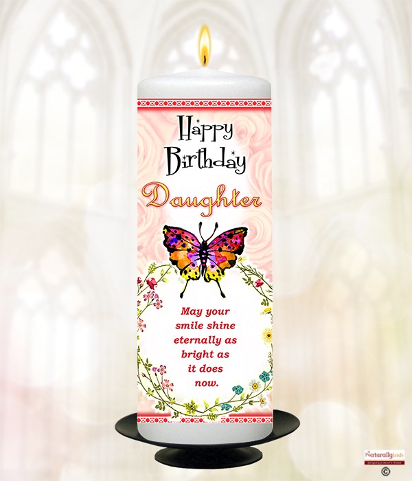 Birthday Butterfly Red Daugher