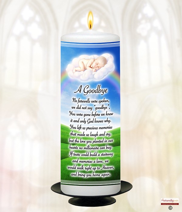A Goodbye Angel Remembrance Candle