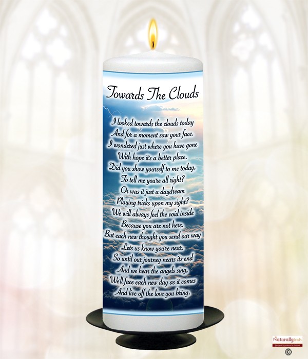 Towards the Clouds Remembrance Candle