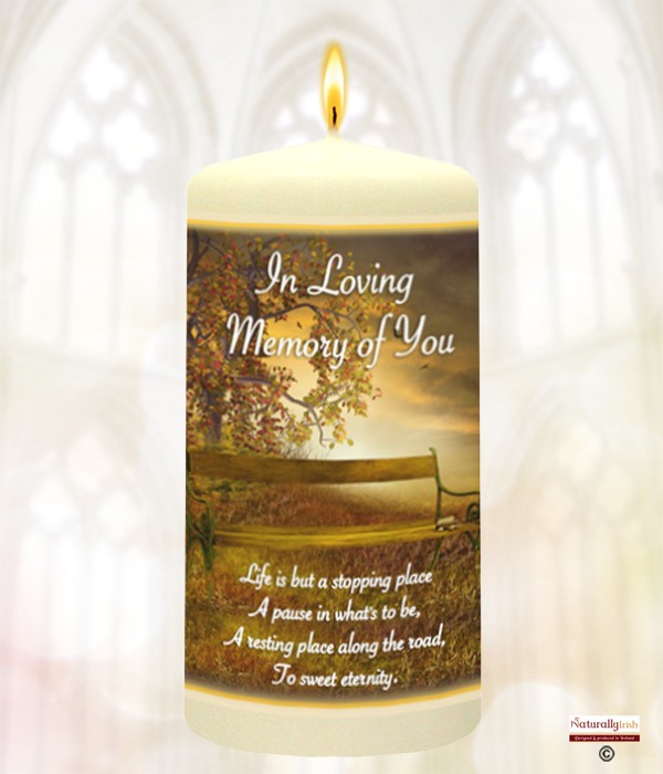 The Resting Bench Remembrance Favour (Ivory/White)