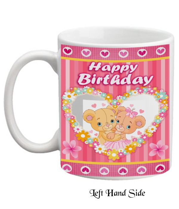 Birthday: Cuddling Bears Personalised Mug
