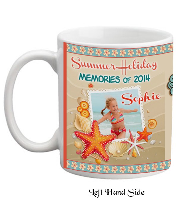 Memories Summer Photo Personalised Mug