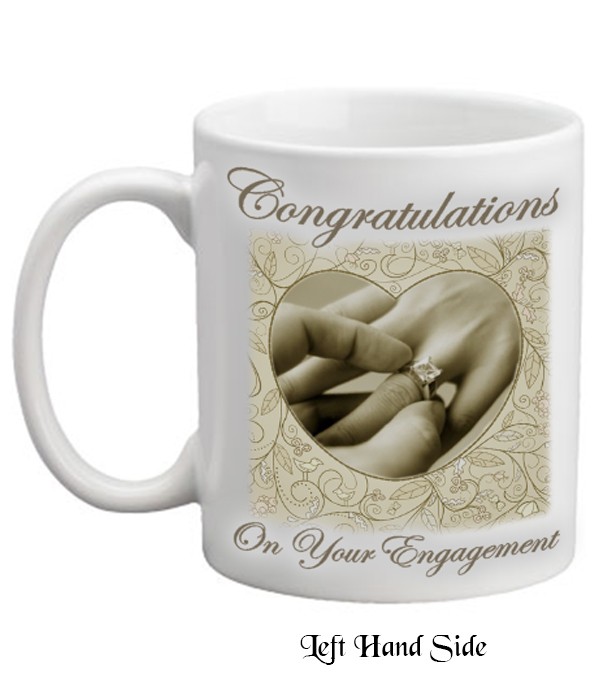 Diamond Ring Engagement Personalised Mug