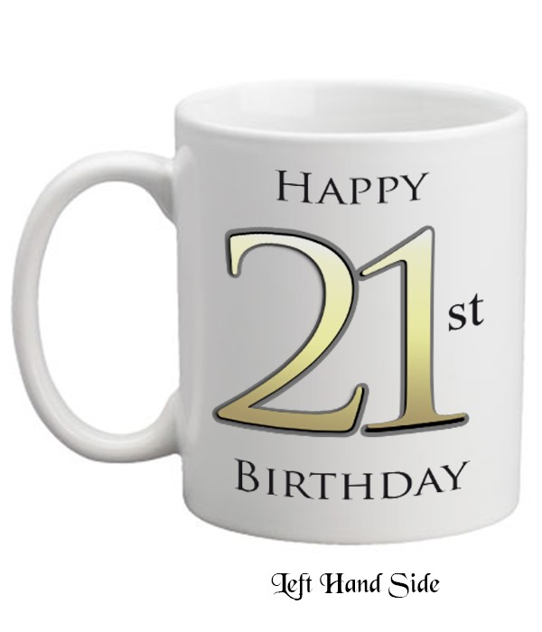 21st Birthday Delight Personalised Mug
