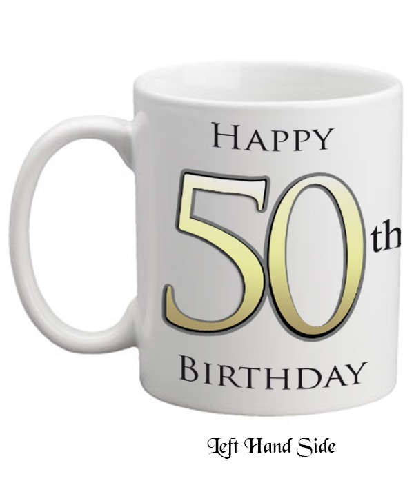 50th Birthday Delight Personalised Mug