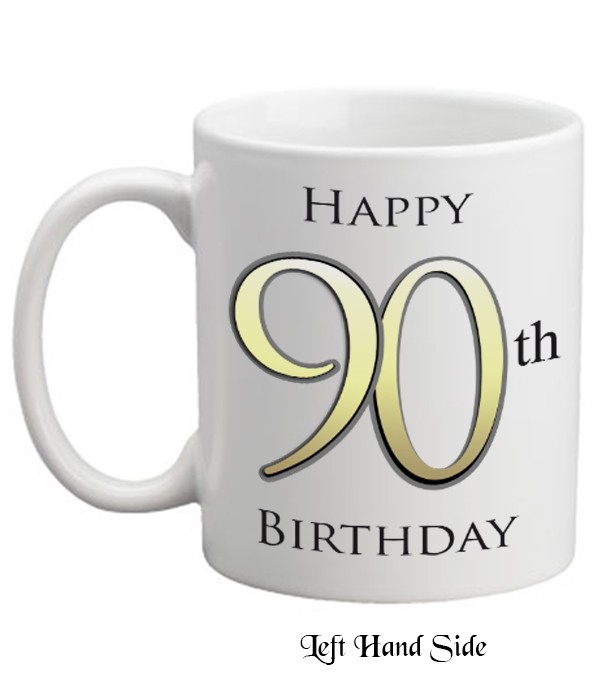 90th Birthday Delight Personalised Mug