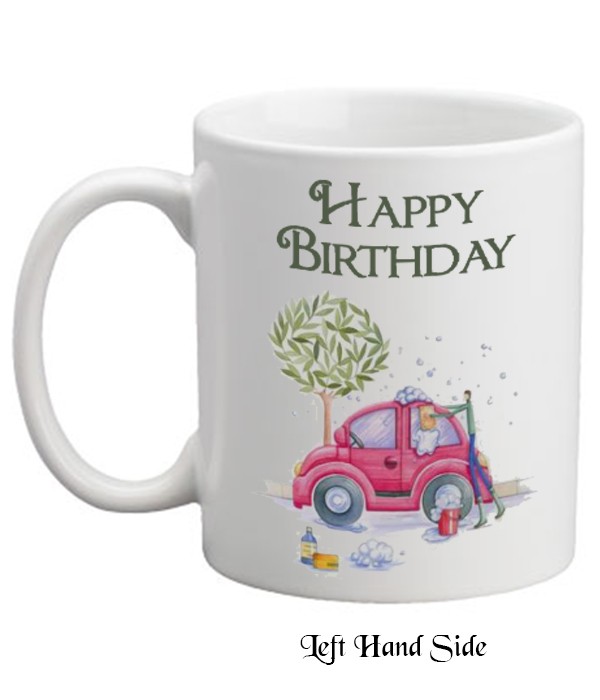 Happy Birthday Car Wash Mug