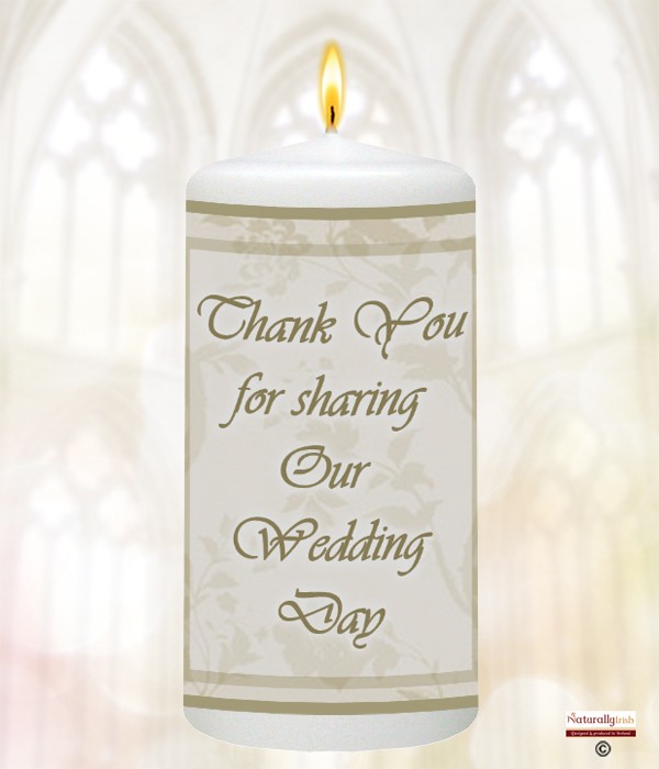 Cream Flower Frame Favour
