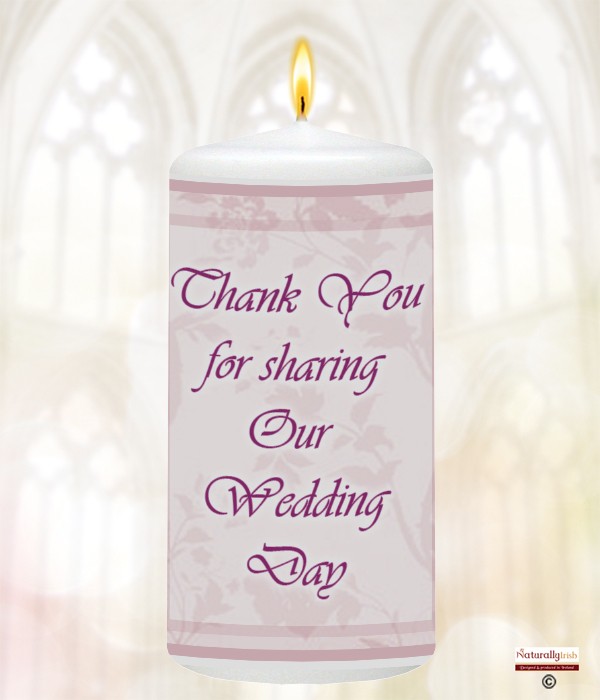 Pink Flower Frame Favour