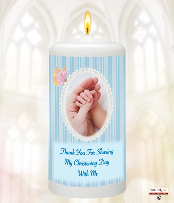 Blue Butterfly Christening Favour