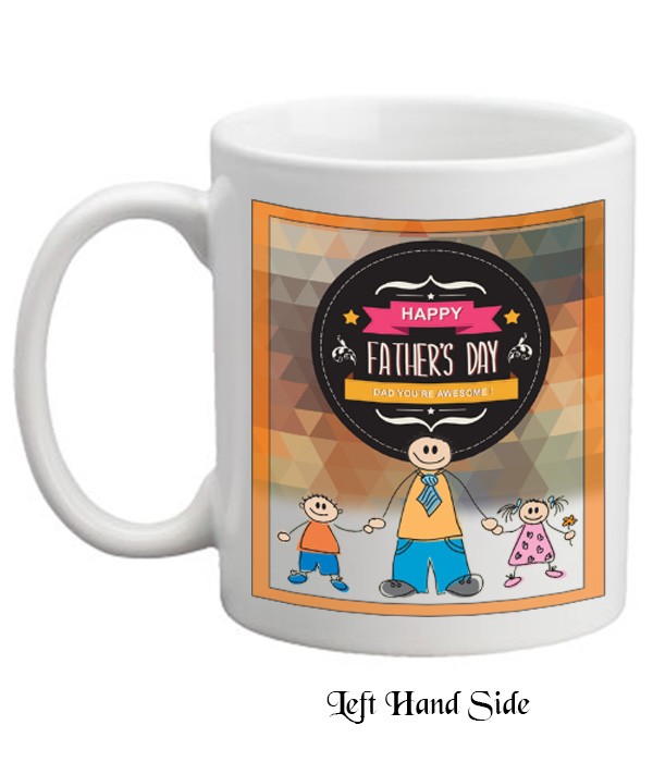 Fathers Day - Awesome Dad Badge Mug