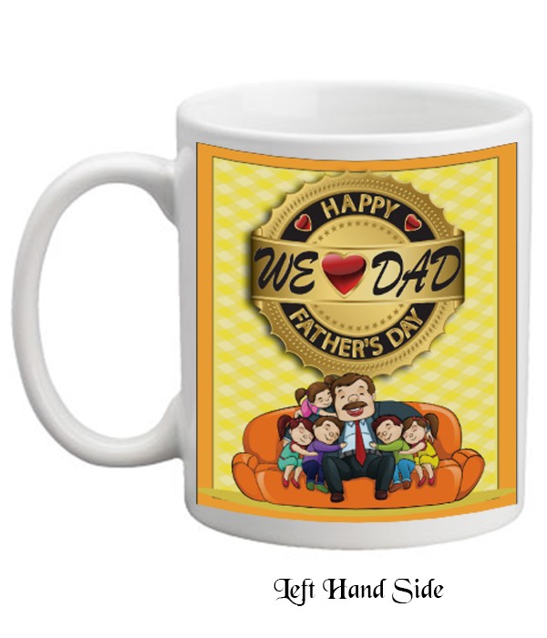 Fathers Day - Dads Family Hug Mug