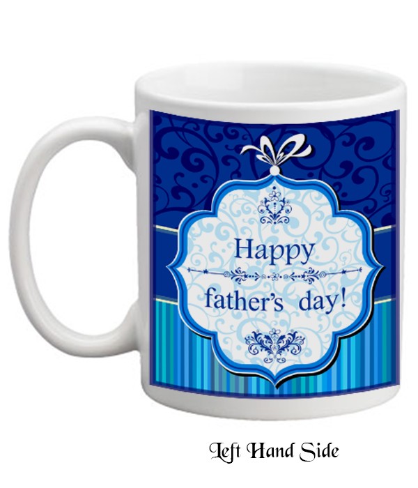 Fathers Day - Presents & Blue Bow Mug
