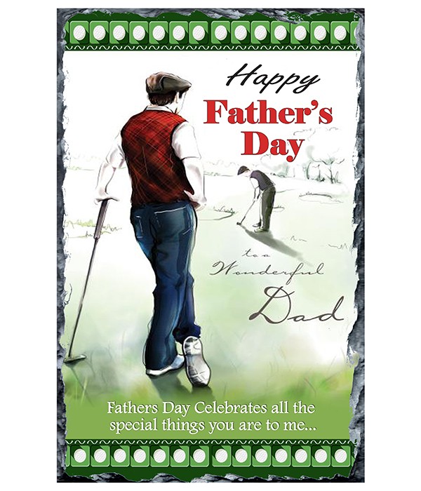 Golfing Dad Slate
