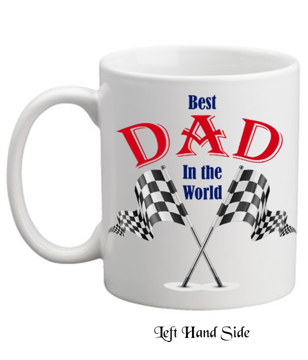 Fathers Day - Chequered Flags Mug