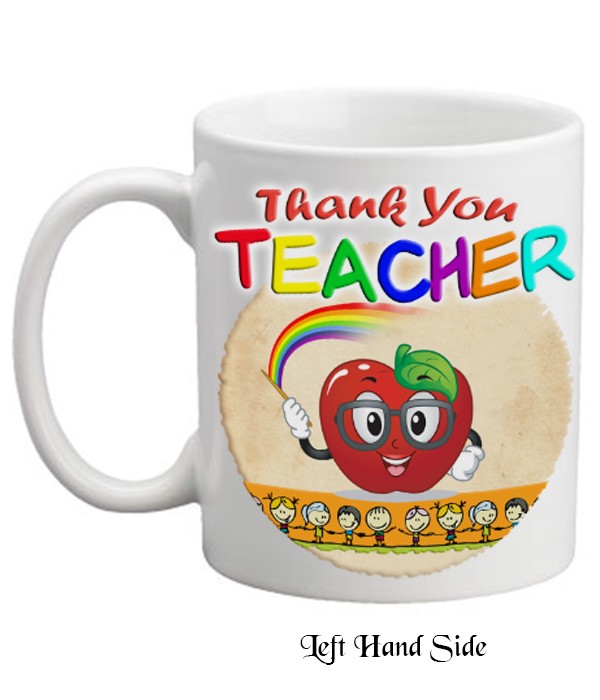 Thank You Teacher - Apple & Glasses Mug