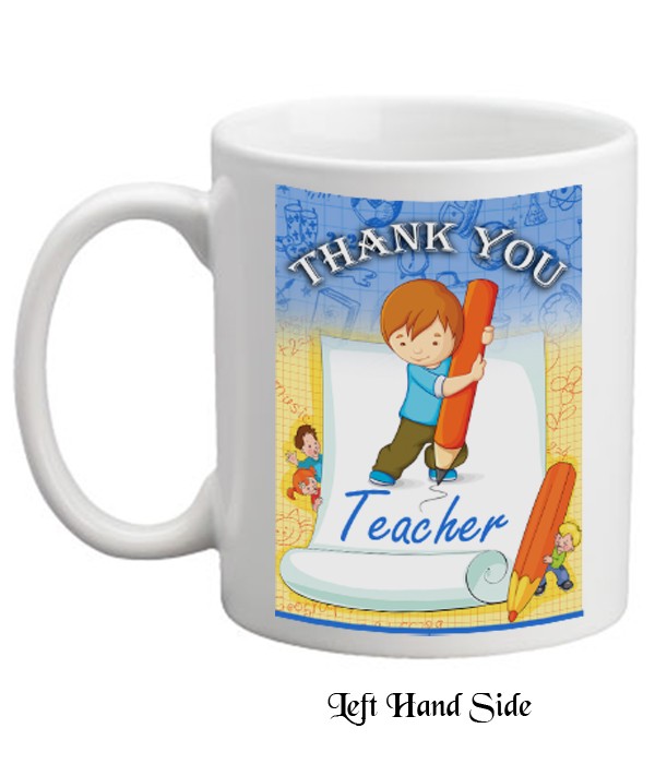 Thank You Teacher - Pencil & Scroll Mug
