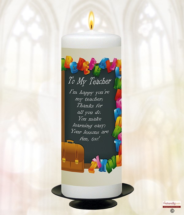 Thank You Teacher - Teacher & Bag Candle